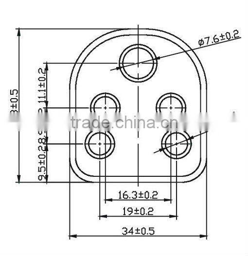 India 6A 240V 32 amps industrial socket