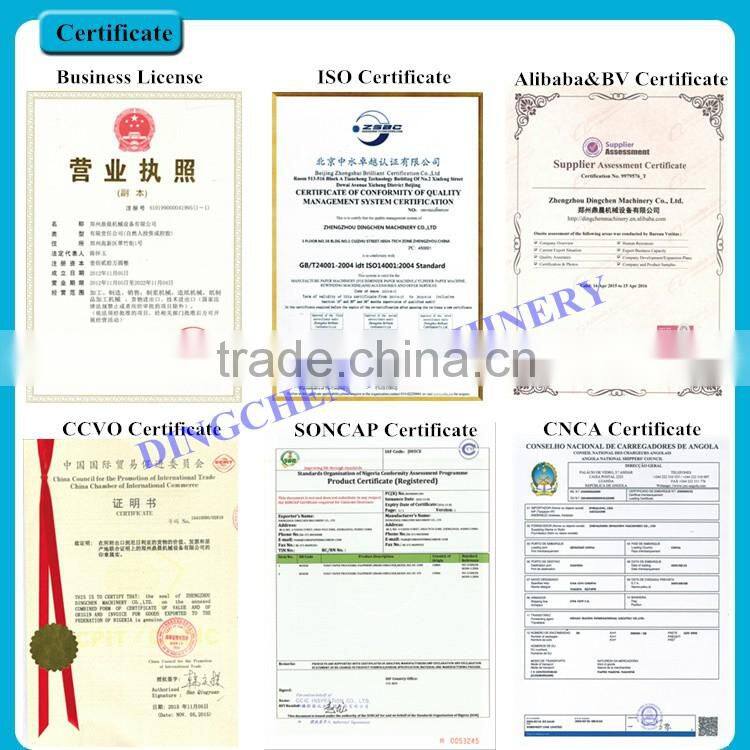 2016 new double cylinder double wire high quality 1092mm kraft & corrugating & liner paper machine for recycle carton paper