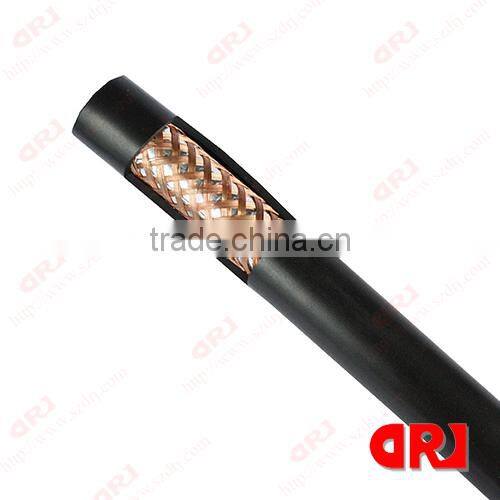 Black PVC Jacket monitor audio speaker cable with Plastic trays