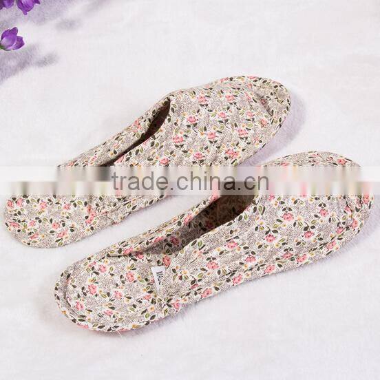 China 2014 New Products Custom Logo Fashion Lady hotel slippers