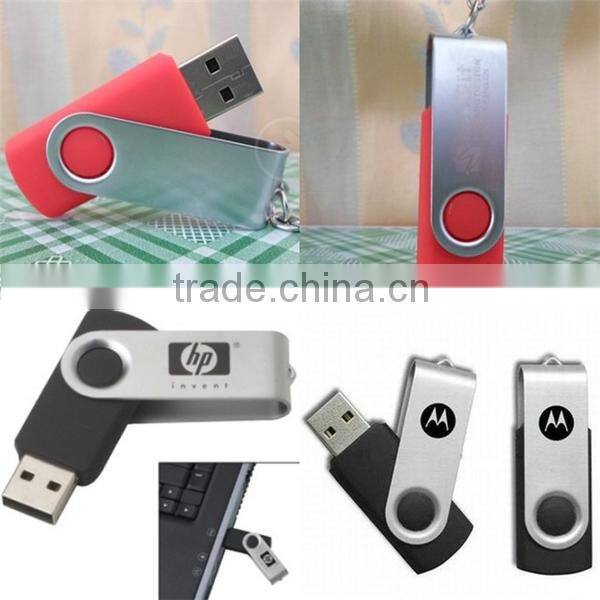 wholesale bulk promotional low price swivelling usb memory stick swivel usb pendrive with high speed