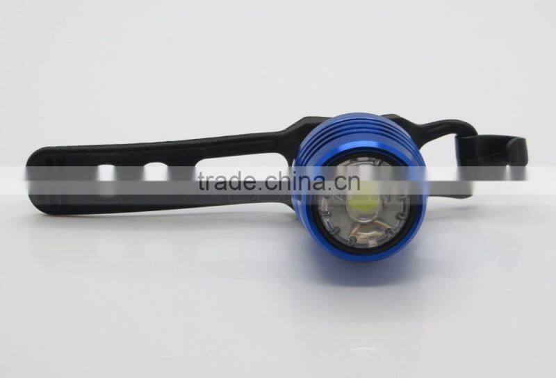 Micro USB Rechargeable Rear Bar Clip Aluminum Bike Waterproof Light