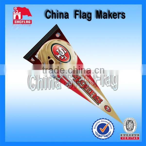 Advertising outdoor triangle banner felt banner