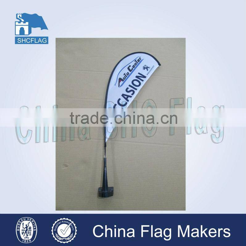 Advertising for promotion car window teardrop flag