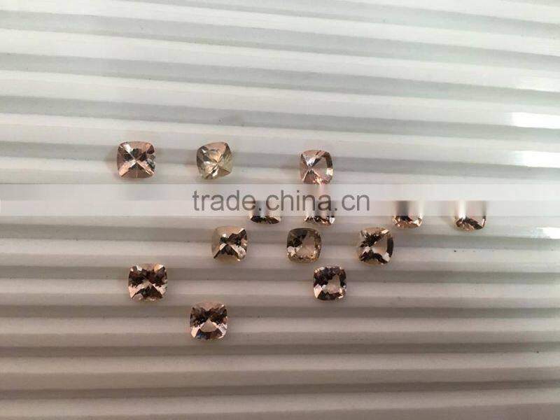 Cushion Shape Morganite Gemstones