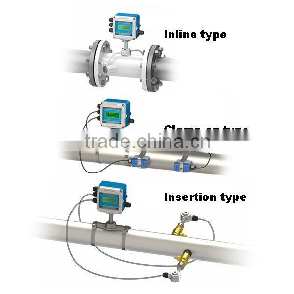 RS485 ultrasonic fluid liquid beer flow meter
