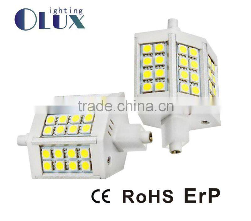 Hot lighting bulb for Floodlight R7S LED Lights 78mm 4W R7S 5050smd led bulb Aluminum housing lamp R7S LED