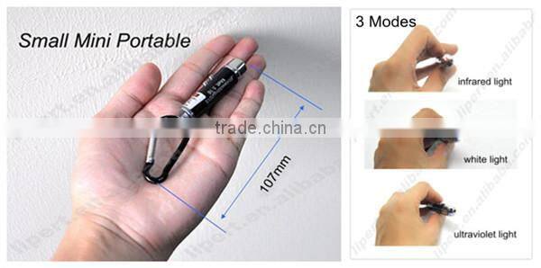 (130332) Hot Sale LED Torch Light Mini Flashlight Promotional Small Led Light Carabin