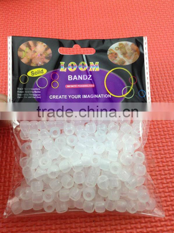 UV changing magic pony beads for loom bands bracelet