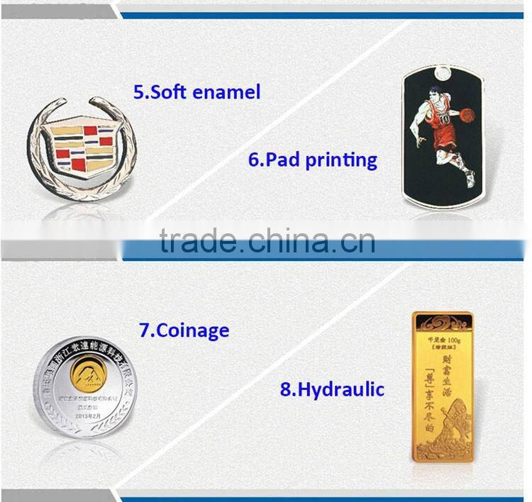 High quality custom made metal challenge coins with your own logo