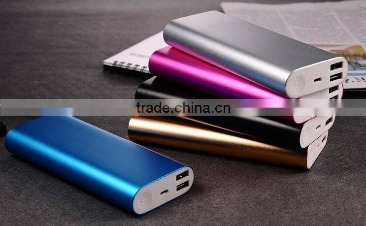 aluminium High Quality li-ion Battery Dual USB Universal Power Banks XH-XI