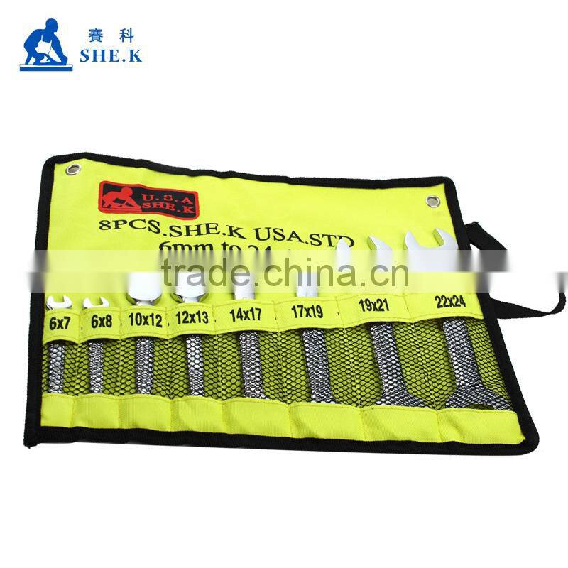6-24mm 8pcs wrench set