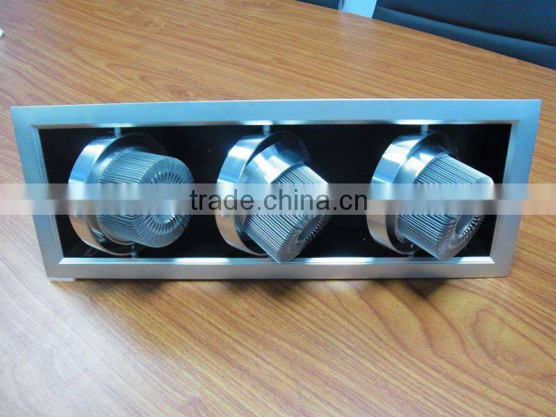 High quality hot sell aluminum iron cover 7w electric grill light housing