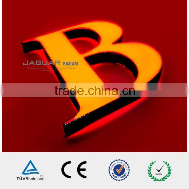 fashionable outdoor programmable alphabetical led lighting letter sign