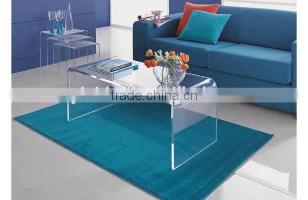 hot sale fashion simple custom clear acrylic coffee table
