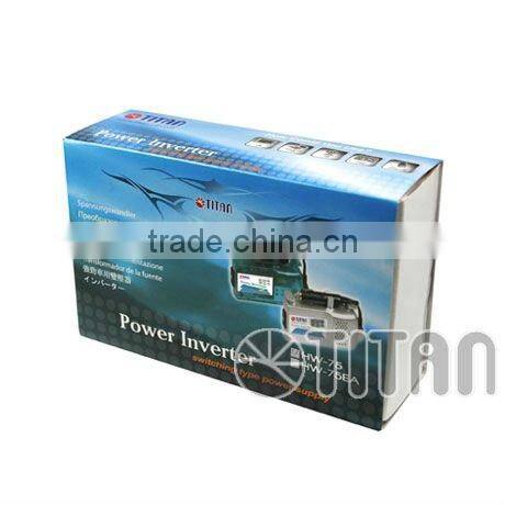 75W portable light MIT high efficiency rate 95% electronics device car DC AC power inverter