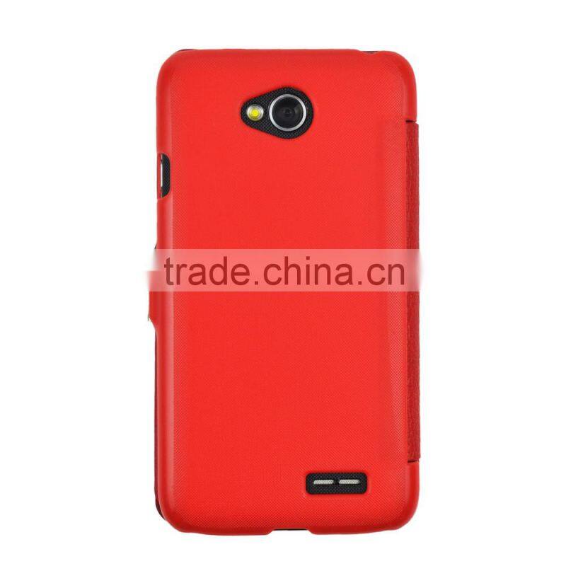 High quality PU Flip Leather cover case for LG L70