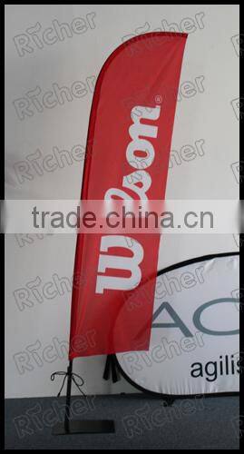 Customized Knife flag/beach banner/feather flag flying banner