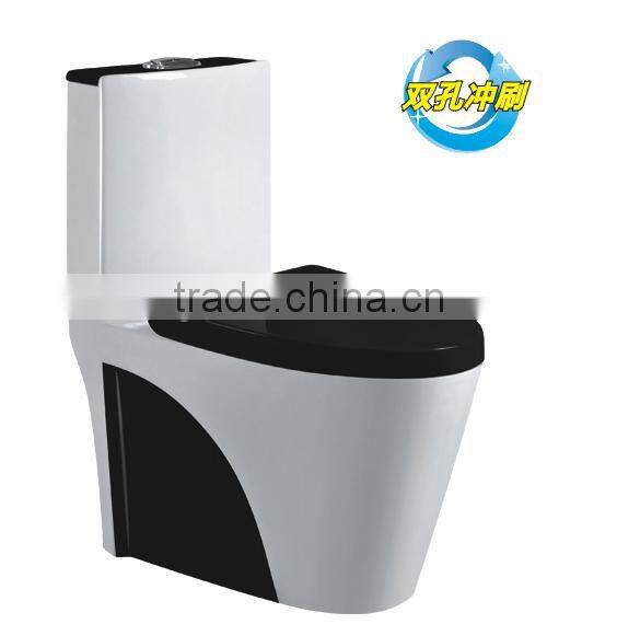 Sanitary ware yellow colored one piece toilet/ceramic WC toilet F1002 Yellow