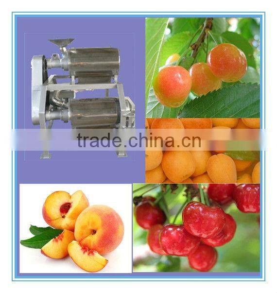 2013 best seller wide output range full stainless steel cherries pulping machine