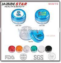 new design pepper Mints 170 pcs made by mark tin box up open