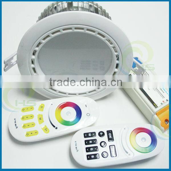 AC86-265v wireless remote control aluminum housing&heat sink,RGBW led panel light