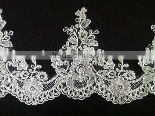Top quality wedding dress lace design