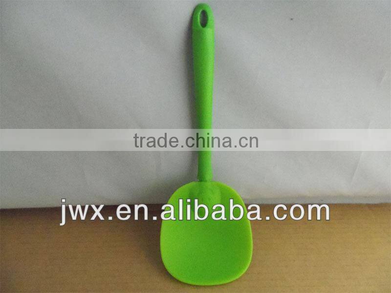 co-friendly Novelty Silicone Shovel Silicon Rubber Baking Cooking Slotted Turner