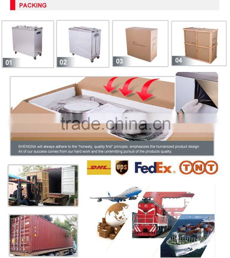 5 layers electric food warmer display cake showcase FW-580