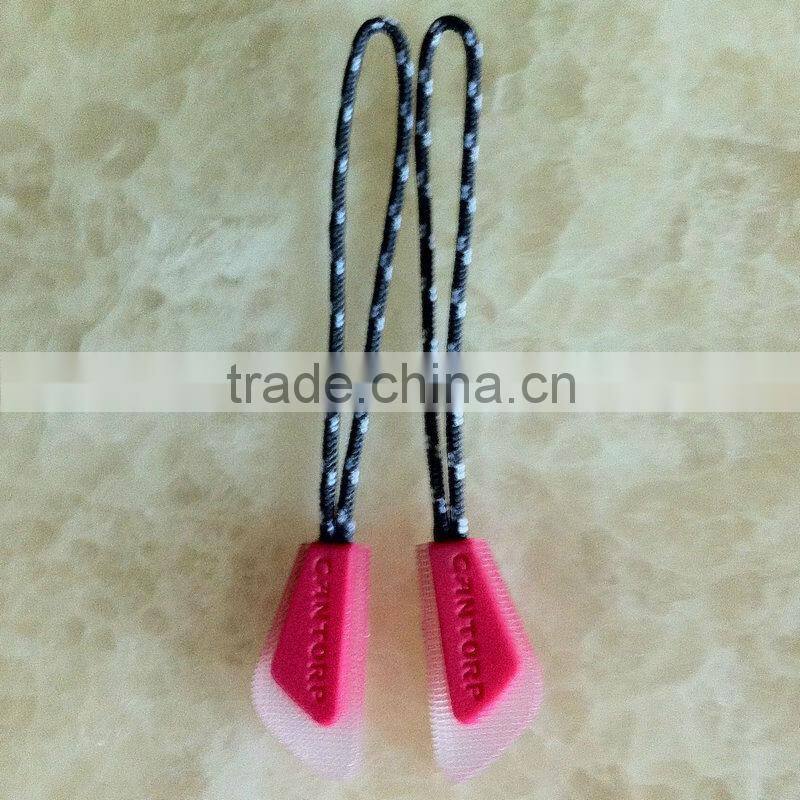 Colorful PVC Injection Zipper Puller