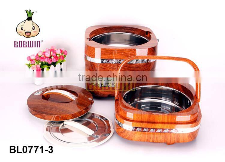 3 Layer Stainless Steel Inner Abs food warmer hot pot