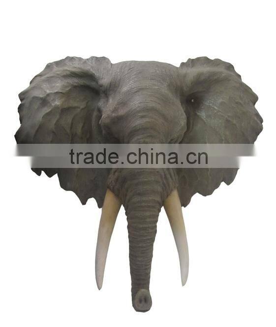 Resin small animal figurines wall hanging sculpture