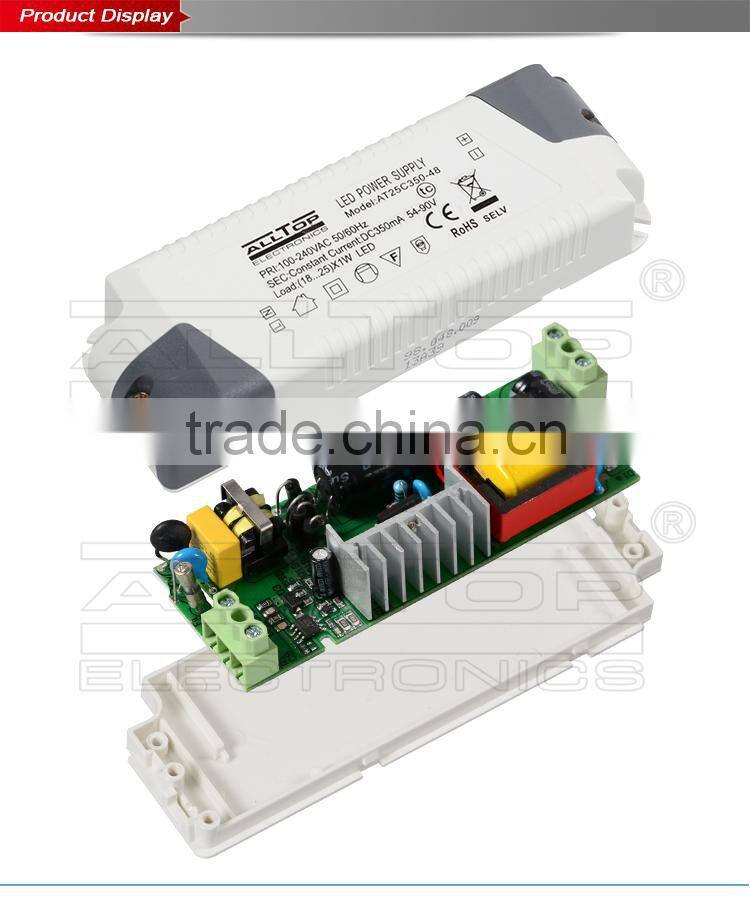 CE EMC Certification constant current 350ma 25w meanwell led driver