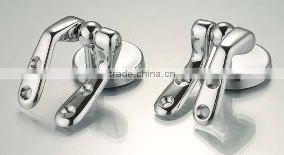 Brass Toilet Seat Hinge, With Screw Fitting Parts, chrome plated