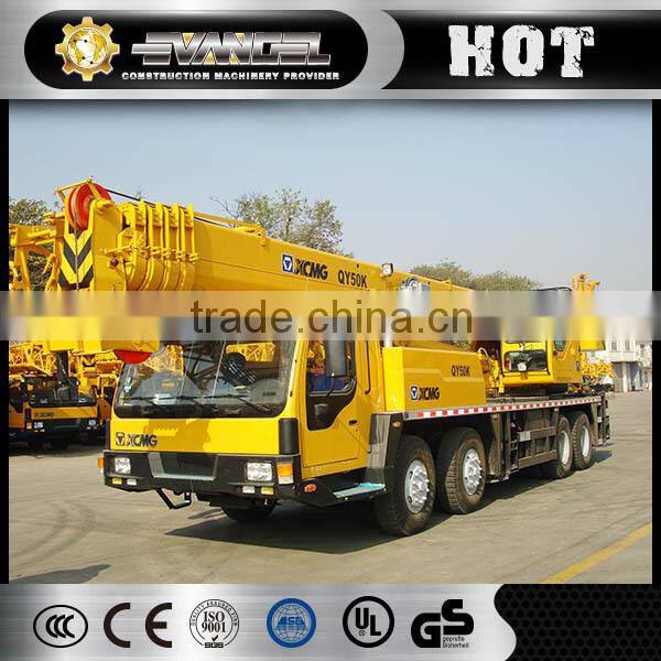 Good working confdition XCMG 50 ton crane used crane truck, used truck crane