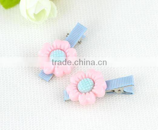 flower plastic hair clip kids hair accessories set