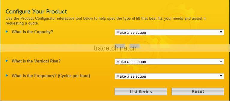 Trailer triangle articulated folding arm lift
