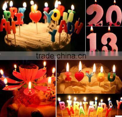 Colorful Number Candle With Cheap Price