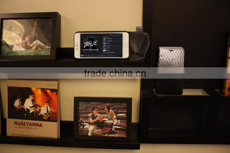 Fashion Lustre Flip Leather Phone Case Cover for iPhone 6s with Stand Function Case