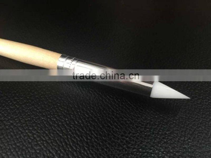 5PCS/Set New Silicone Brushes Nail Art Tool Carving Pen Brush Kits