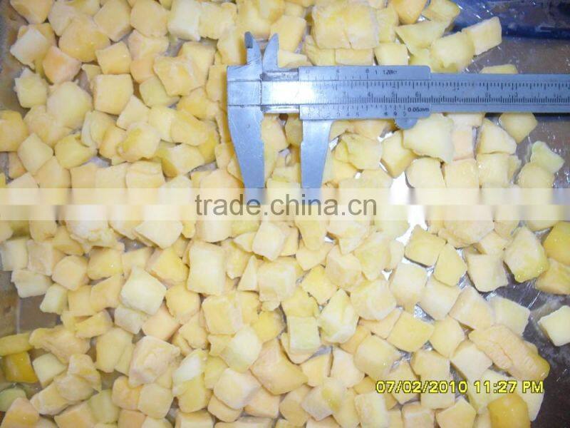 Chinese New crop frozen (IQF) mango dices
