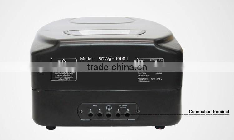 SDWII-4000VA-L 3000W servo motor Single Phase LCD display AC Automatic voltage regulator/stabilizer/AVR
