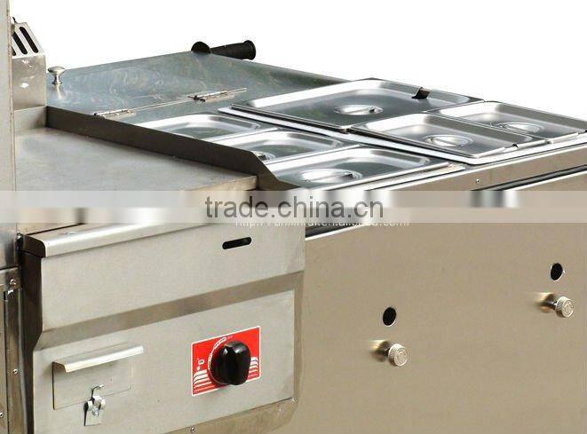 Hot Dog Cafe Concession Cargo Catering Trailers XR-HD210 A