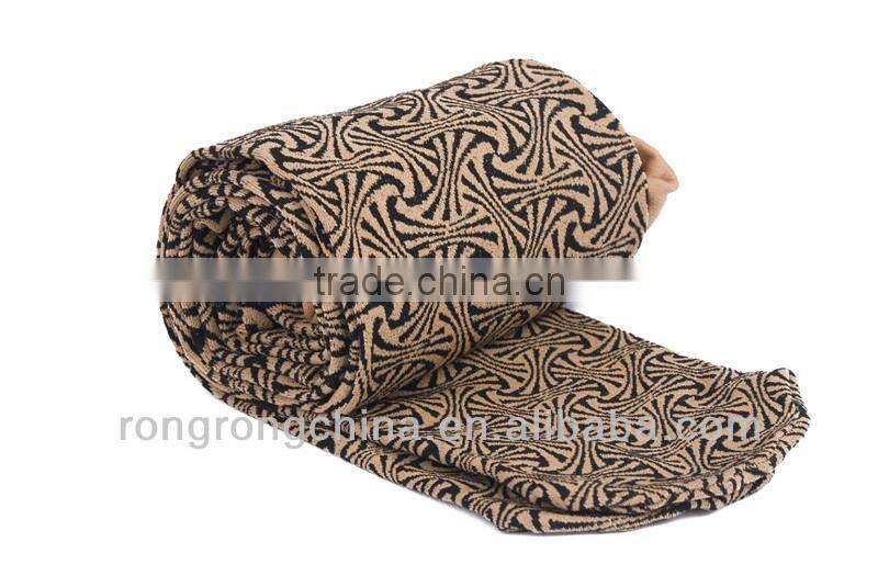 charming nude coffee flower design opaque pantyhose