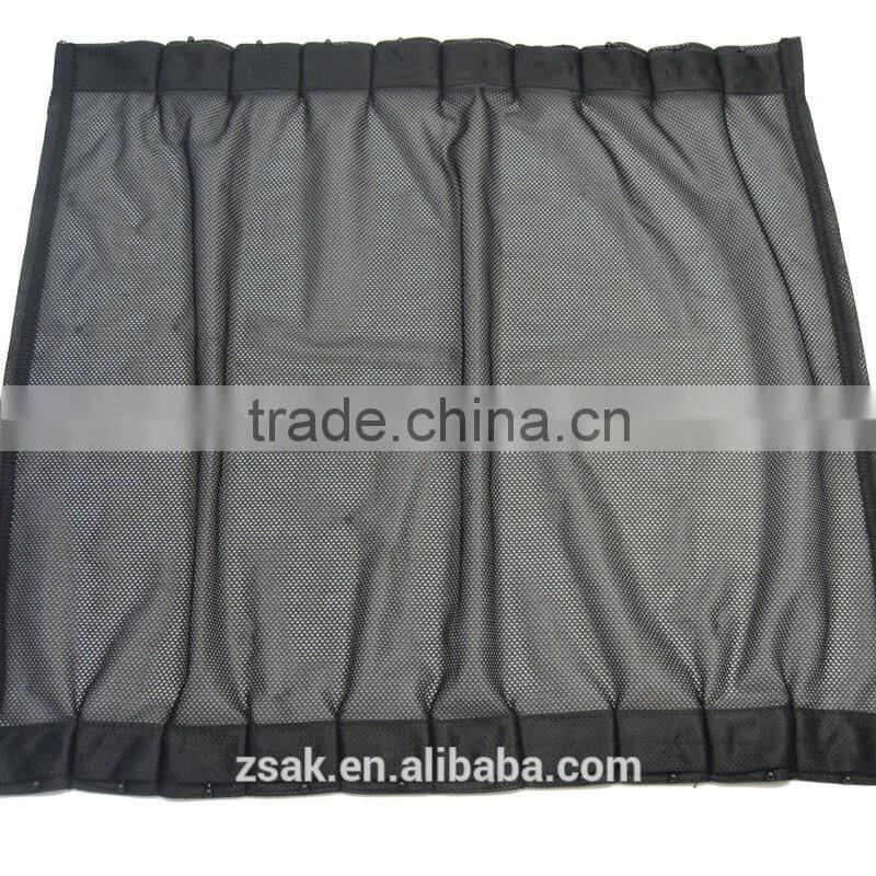 Polyester mesh fabric auto sunshade for car window