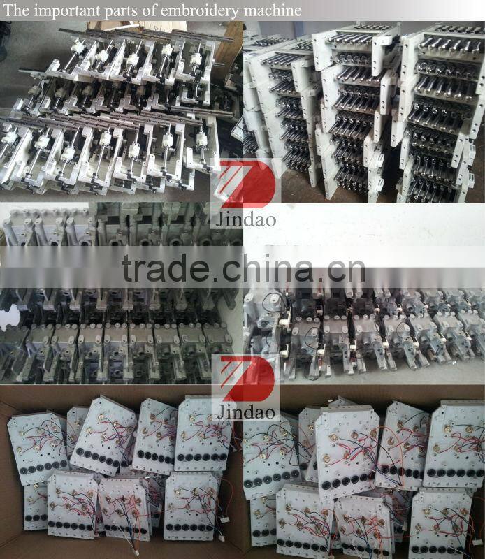 High speed computer sequin embroidery machine of 24 heads