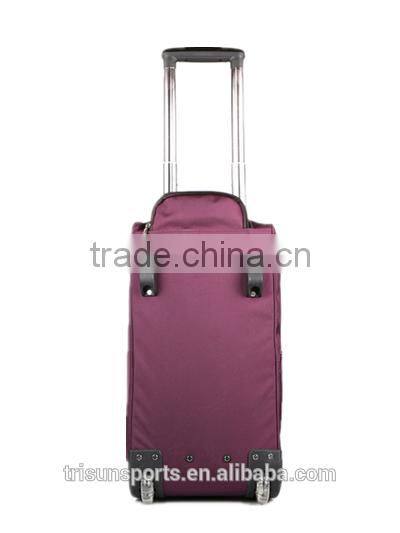 2016 hard shell nylon travel rolling duffel wheeled luggage bags