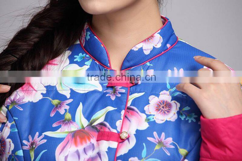 stand collar women ultra light down jacket for winter