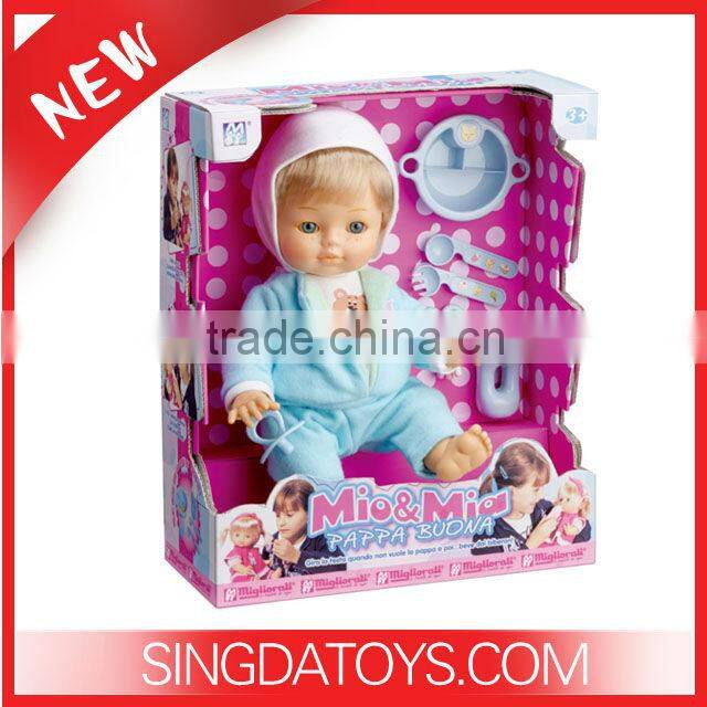 HOT SELLING ! 2014 New Design B079 B/O Baby Fashion Doll