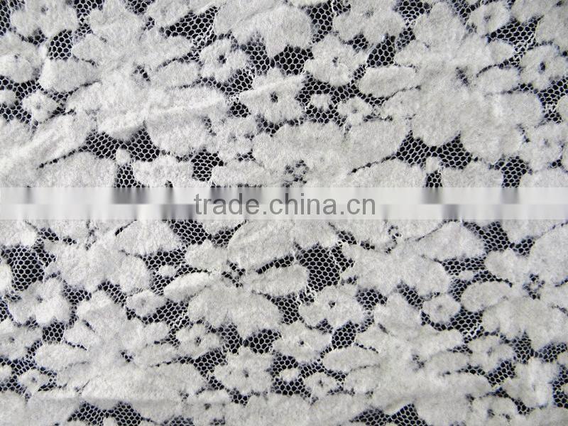 Printed Peached fabric Storage New style modern lace for wedding dress are selling Nylon Spandex Cotton lace fabric